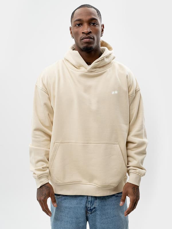 Lucky Dice Small Dice Herre Oversized Hættetrøje Lys Beige M