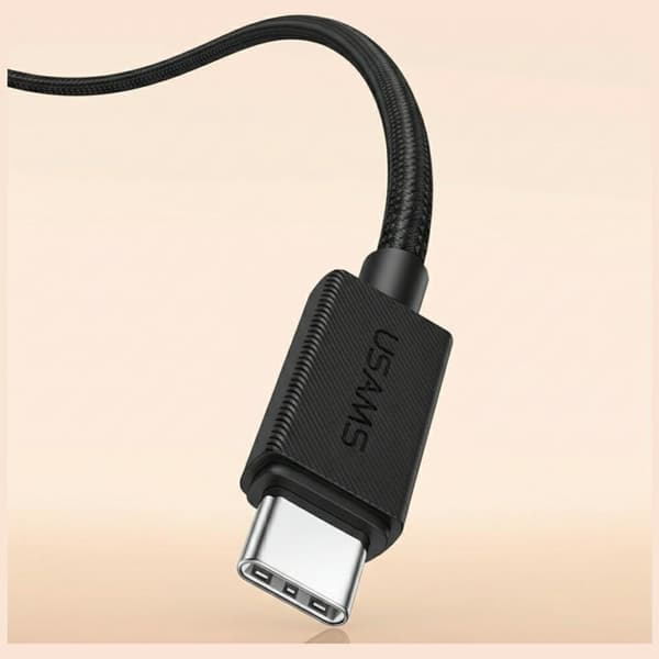 USAMS U92 60W USB-C til USB-C kabel 1,2m sort