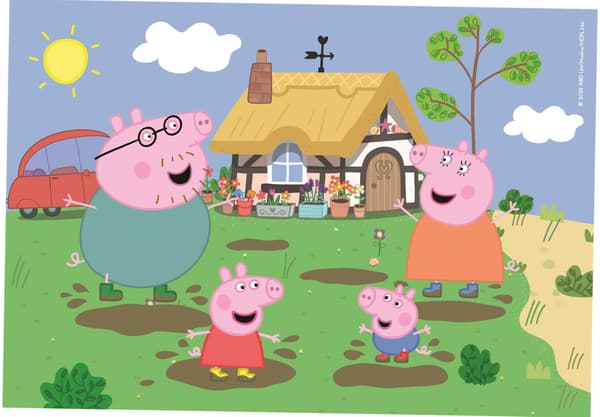 30-palainen palapeli. Supervärikäs. Peppa Pig