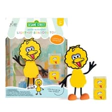 Big Bird Glödande Vatten Sensoriska Kuber Set, Gul, Glo Pals