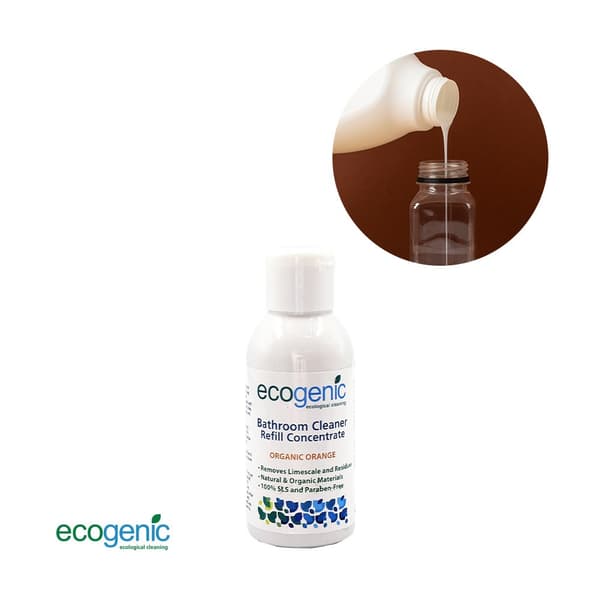 Økologisk, Badeværelsesrens Refill, Orange, 100ml