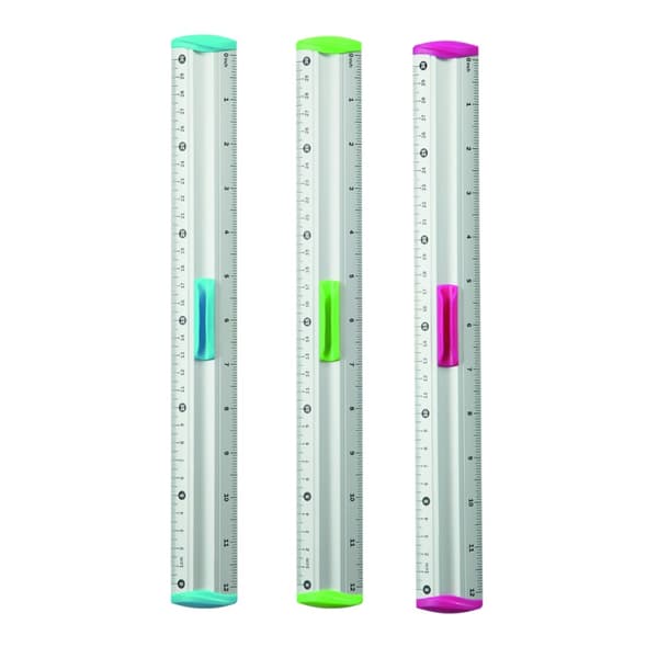 ALUMINIUMSLINAL MED BLYANTHOLDER, NØGLE 30 CM