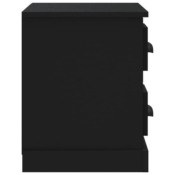 vidaXL sengebord, sort, 60x35,5x45 cm