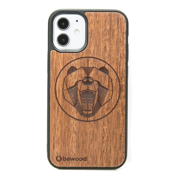 Træcover til iPhone 12 Mini MERBAU BJØRN