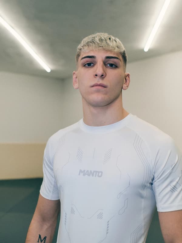 MANTO Rashguard Kortärmad SHIELD Vit L