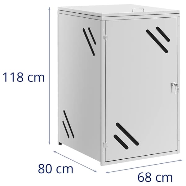 Soptunnelock med ventilationshål 240 l
