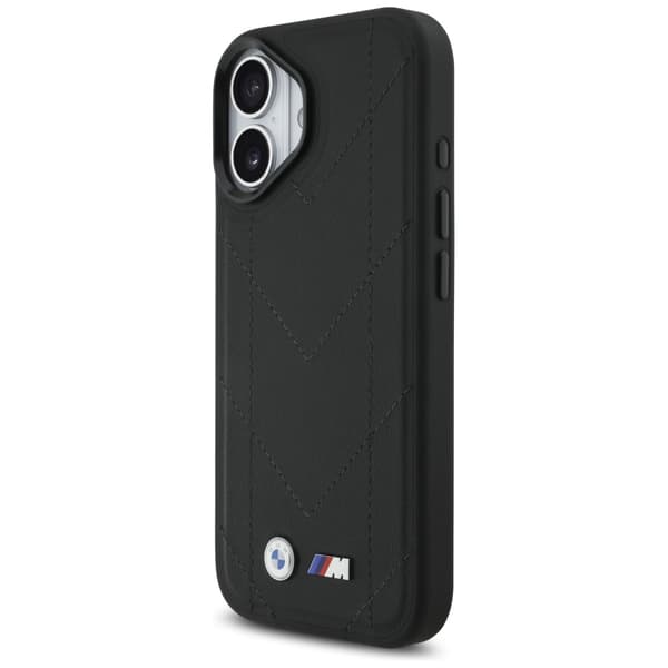 BMW M Quiltet Logo MagSafe-cover til iPhone 17, sort