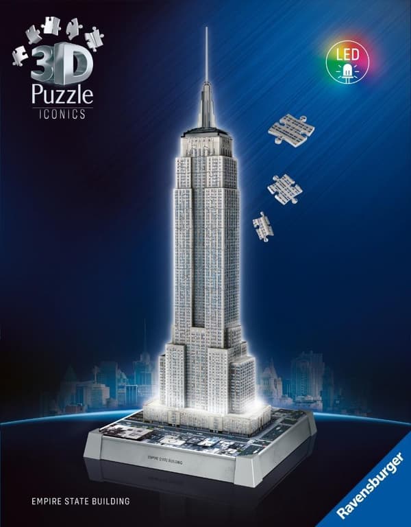 3D Iconics Empire State Building-puslespil