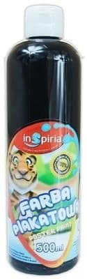 Sort plakatmaling 500ml