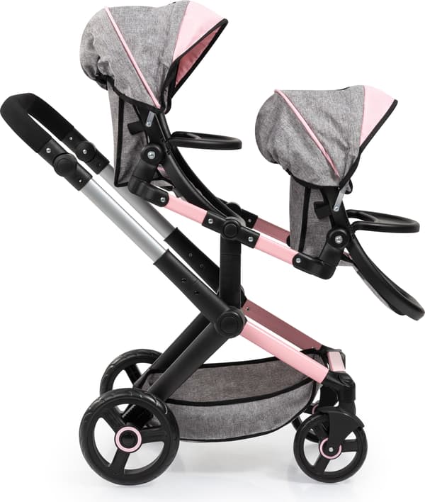 Bayer Design Xeo Twin dockvagn grå 26733AA