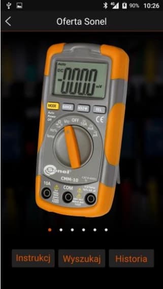 SONEL CMM-11 multifunktionelt håndholdt digitalt multimeter + tilbehørssæt
