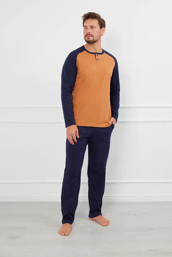Aleksander herrpyjamas långärmad, långbyxor XL