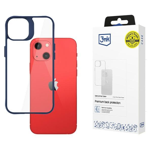3MK Satin Armor Cover+ til iPhone 13, blå