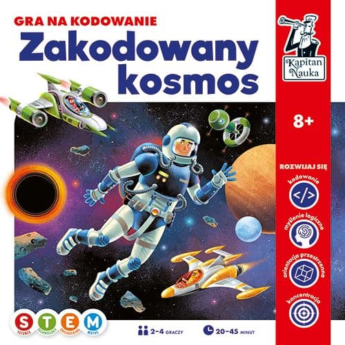 Kodningsspel. Coded Cosmos, släpp 2022. Captain Science. EDGARD