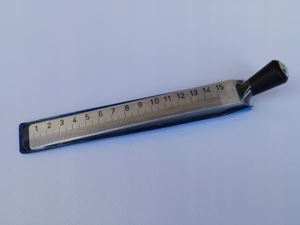 Målekile, søgerblad, 15 mm, gips