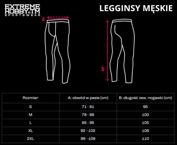 Extreme Hobby Leggings Herre DBD Sort M