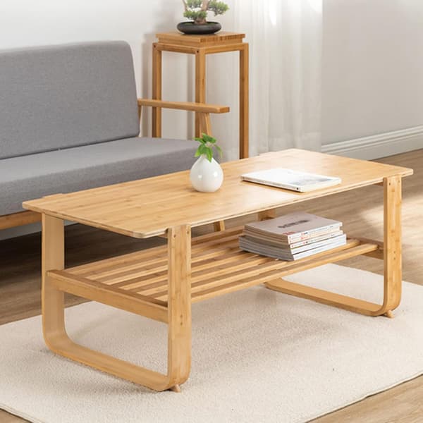 Bambu soffbord 100x57x46cm