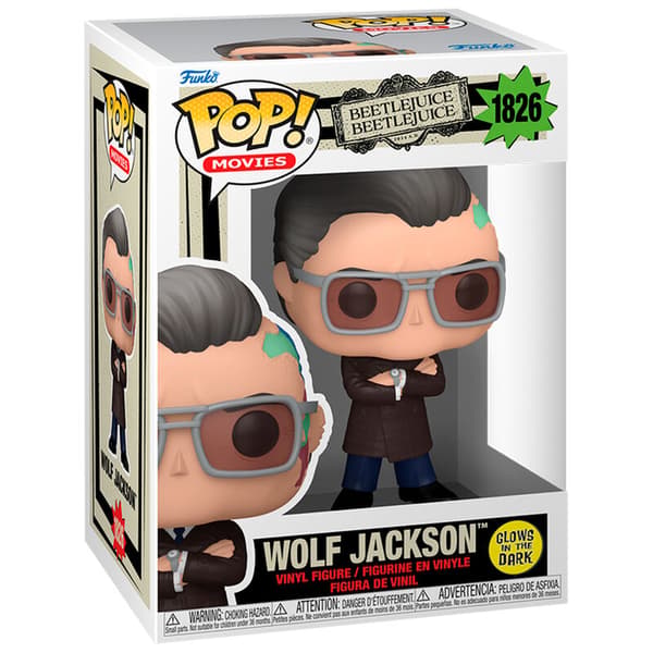 Funko POP Beetlejuice 1826 Wolf Jackson samlarfigur