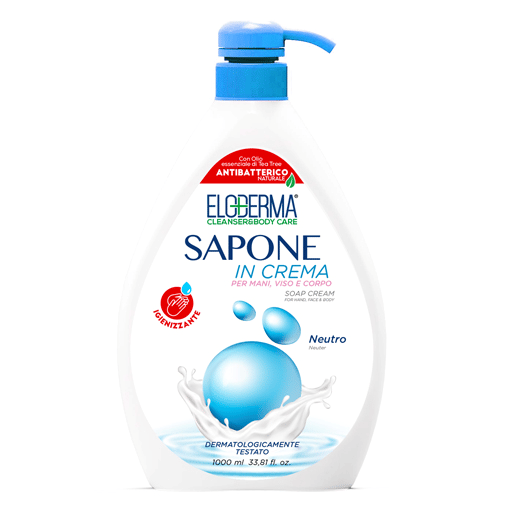 Eloderma Sapone i Crema Neutro flydende håndsæbe 1 l