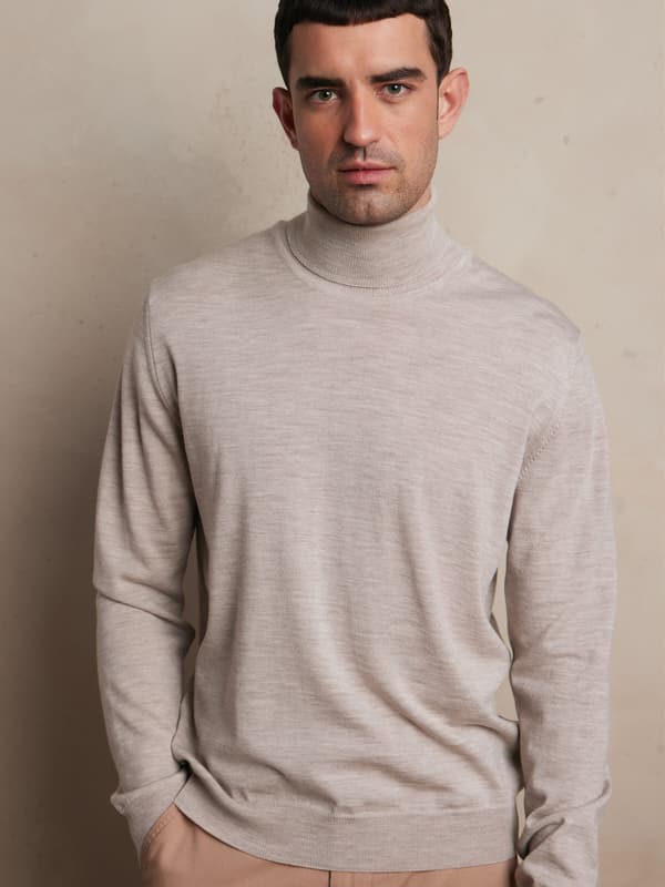 GLIDANDE TURTLENECK I MERINOULL XXL