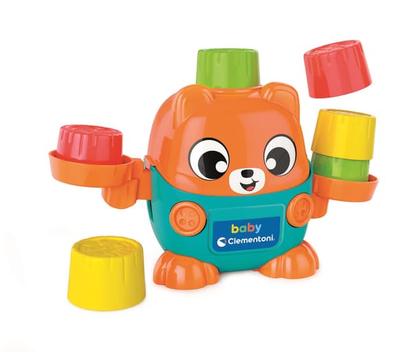 Vægt med kopper. Bamse.
