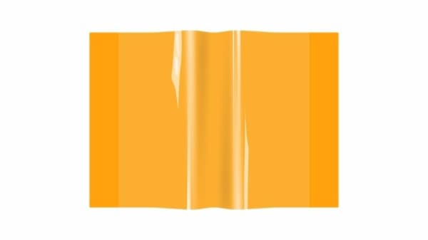 A4 PVC neonorange notesbogsomslag (10 stk.)