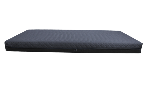 VÄCKT MADRASSÖVERDRAG MÖRKGRÅ 120x200x22
