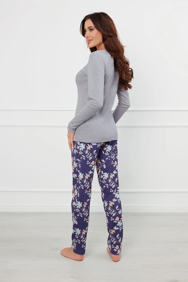 Pulia dampyjamas långärmad, långbyxor S