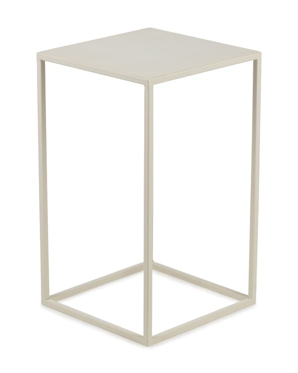 Creme stående blomsterstativ 40 cm