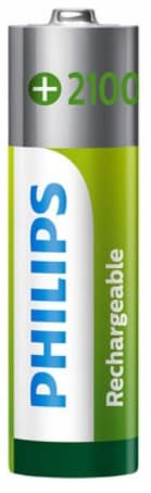 NiMH-batteri Philips AA R6 2100 mAh 4 stk.