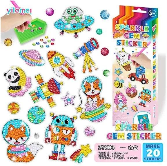 Glitter Space Diamantmosaik