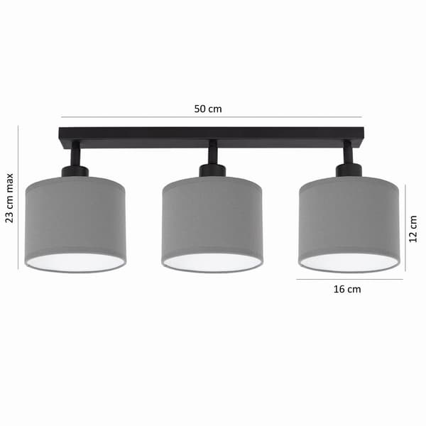 Tornado AMP3P lampe grå