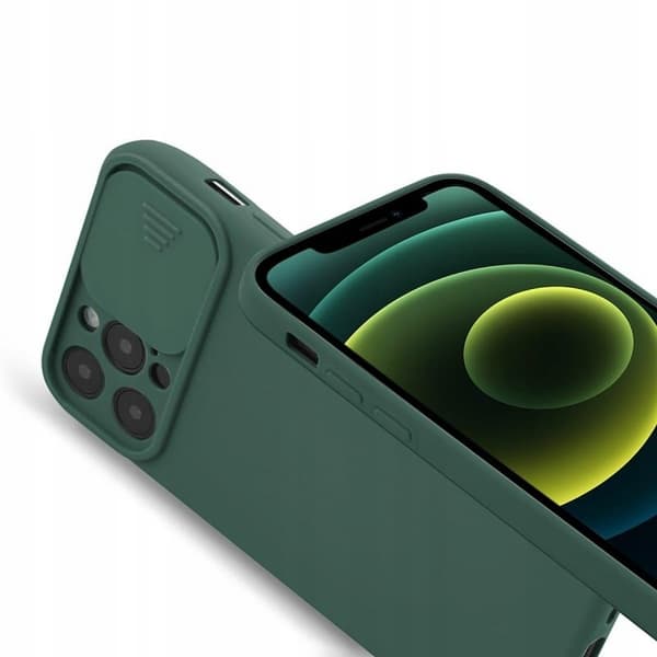 Bagcover til Samsung A50 grøn + 9H GLAS