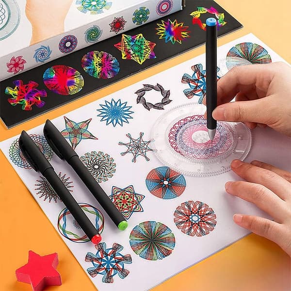 Spirograph uddannelsessæt med 28 tuscher Z1064