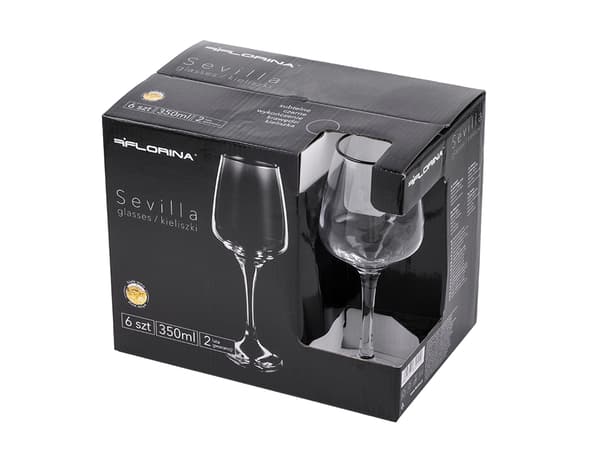 Hvidvinsglas Sevilla 350ml 6 stk.