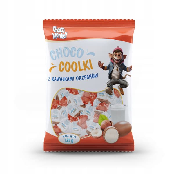 Choco Monkey Chokolade-Coolki 125g