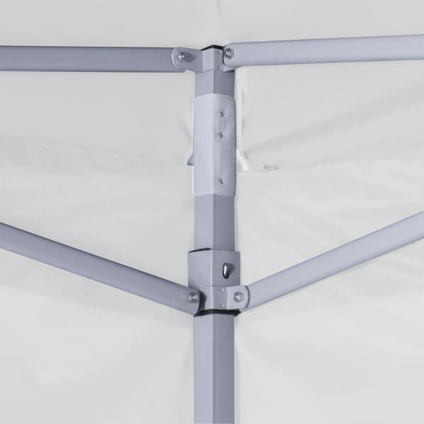 vidaXL professionelt foldbart festtelt, 4 sider, 2x2 m, stål