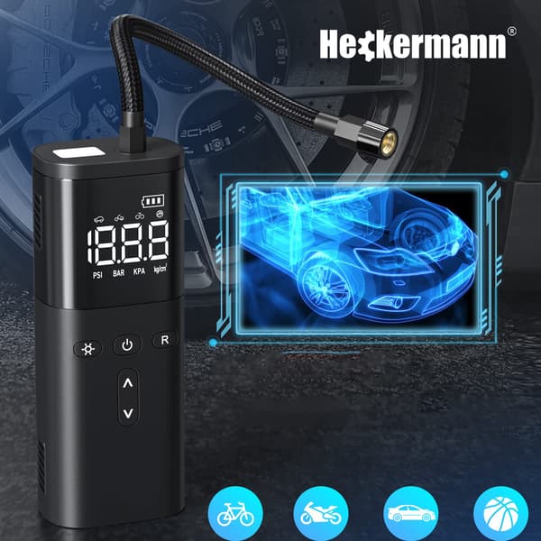 Heckermann 8005 Trådlös Cykelpump