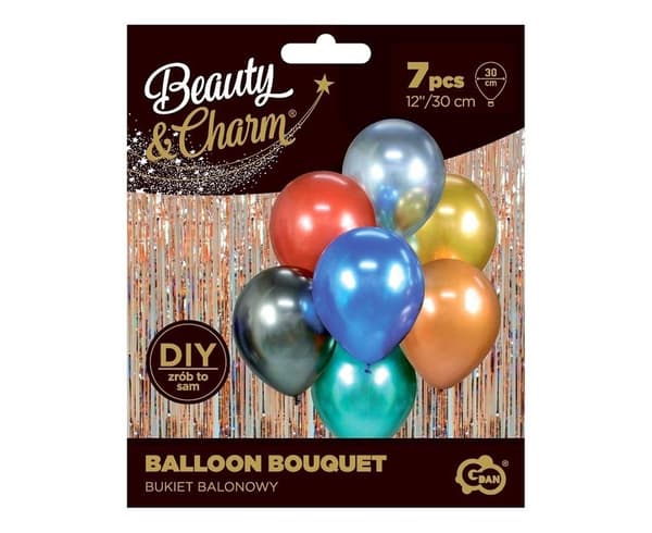 Beauty&Charm ilmapallokimppu 30cm 7kpl