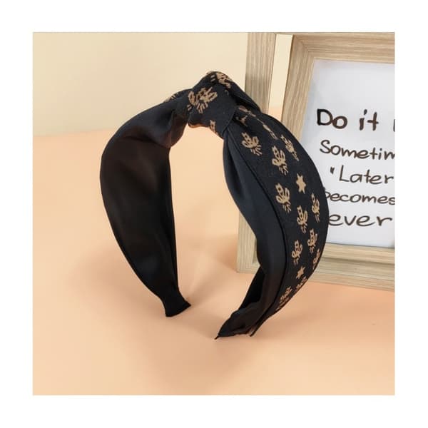 SORT TURBAN HÅRBÅND O450CZ