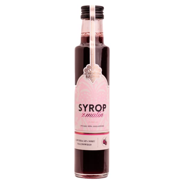 Bukowina Shelter hallonskräp 250ml