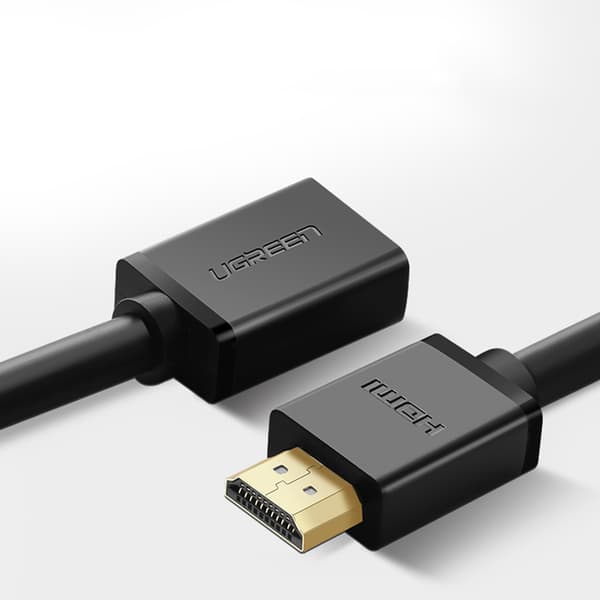 HDMI 2.0 4K 1m Sort Kabeladapter Forlængerledning