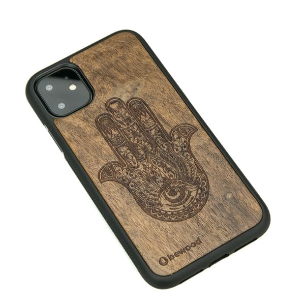HAMSA IMBUIA trætaske til iPhone 11