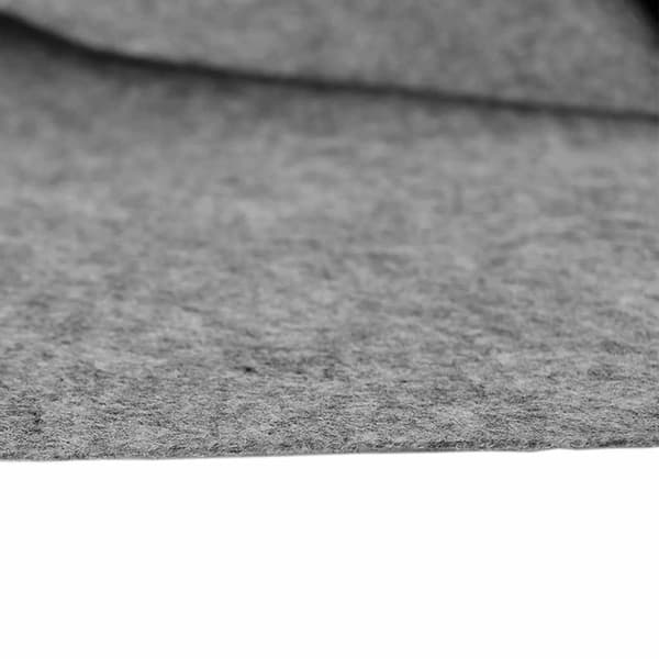 vidaXL poolmåtte lysegrå Ø428 cm polyester geotekstil