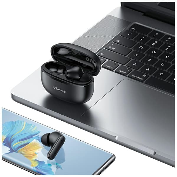TWS USAMS E05 Bluetooth 6.0 Langattomat Kuulokkeet Musta