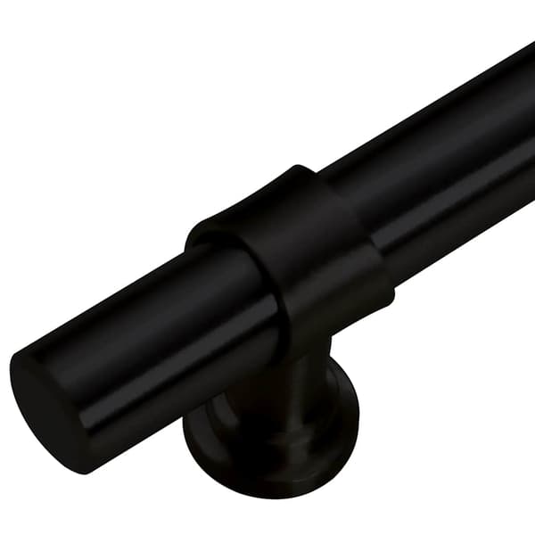 vidaXL skabsgreb, 5 stk., sort, 320 mm, rustfrit stål