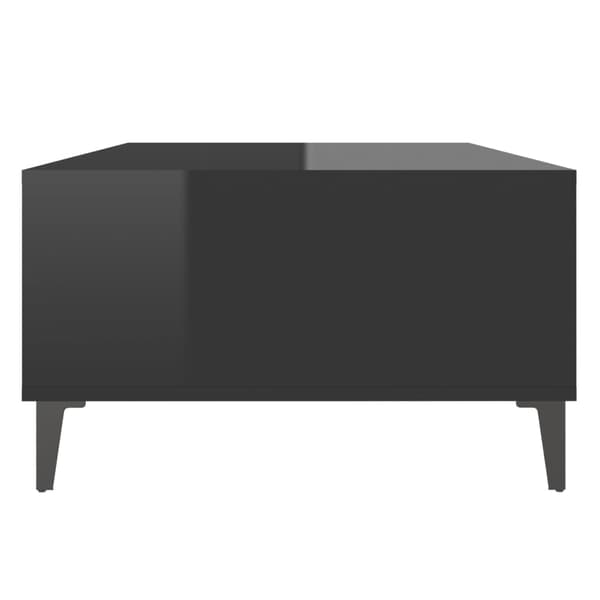 vidaXL sofabord højglans sort 103,5x60x35 cm