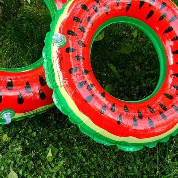 Uppblåsbar vattenmelonring strandring för simning i vattnet för barnpool 75 cm