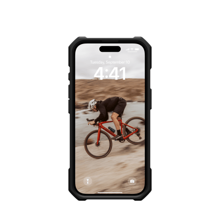 UAG Essential Armor Magsafe - MagSafe-kompatibelt beskyttelsesetui til iPhone 16 (sort)
