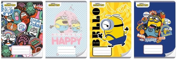 Notesbog A5/32K Minions-serien (10 stk.)
